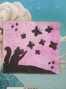 ✨Original Handmade Art - Two Small Paintings 5