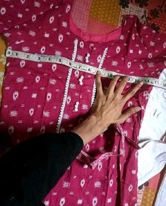 Elegant Pink Printed Kurta