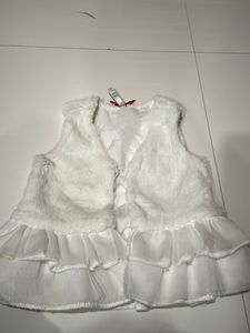 White Fur Jacket For Girls