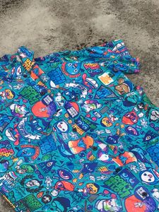 Cartoon Print Short Sleeve Shirt