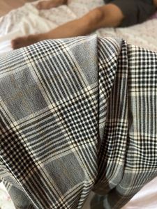 GU Checkered Wide Leg Pants