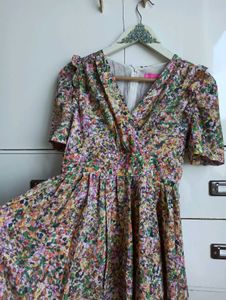 Floral Print Mini Dress