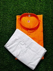 Orange Kurta Set