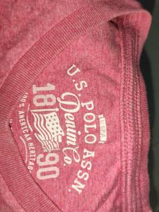 U.S. Polo Assn. Pink Tee