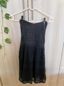 Black Lace Mini Dress