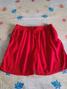 Red Shirt N Shorts Coord Set