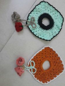 Handmade Crochet sruchies rubberband