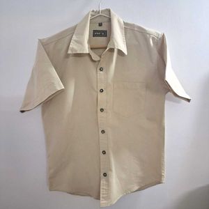 PRICE DROP: Stylish, Beige Half Sleeves Shirt