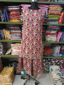 Floral Print Kurta Set