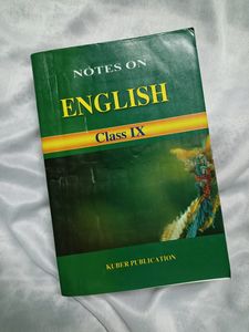 Note Book English Class IX for SEBA Students (Engl