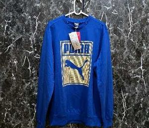Puma Blue Graphic Sweatshirt