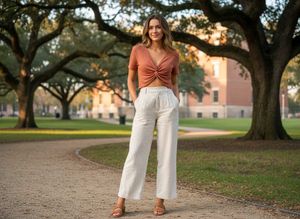 Cute Knotted Crop Top