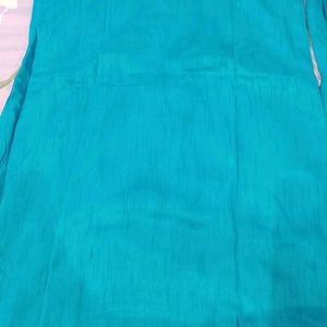 Embroidered Firozi Blue Salwar Suit