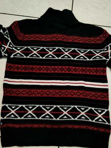 Patterned Knit Sweater