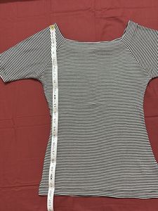 Striped Square Neck Top