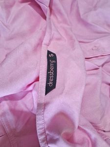 Pink Button Detail Tank Top
