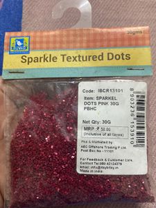 Craft Essential Glitter 2 PCs Multi &amp; Dark Pink