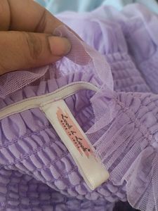 Beautiful Lavender Smoky Top