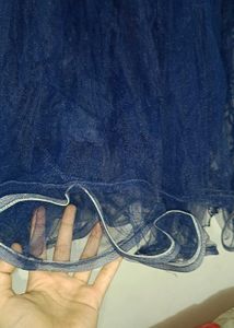 Elegant Navy Blue Ethnic Gown