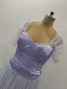 Lavender Tulle Gown