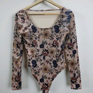 Floral Long Sleeve Bodysuit