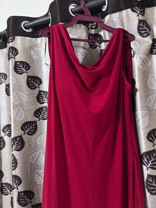 Backless Red Dress