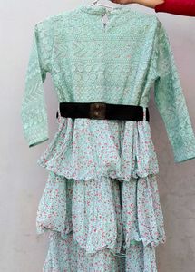 Blue 💙 Beautiful Dress With Belt