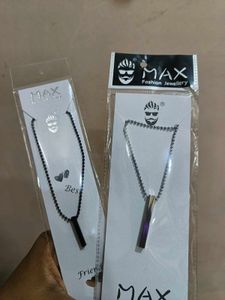 Stunning Dual-Tone Necklace Combo - Elegance