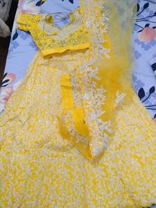 Haldi Lehenga From Zatki