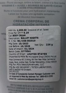 Body Cream- Ballet Nights by BBW