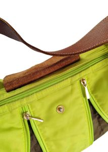 Longchamp Canvas Hand Bag/ Shoulder Bag