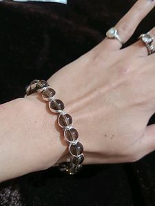 Smoky Quartz Wire Wrapped Bracelet New