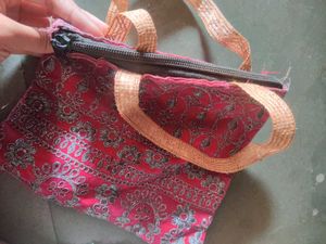 Velvet Hand Bag.