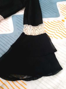 Black V-Neck Dress