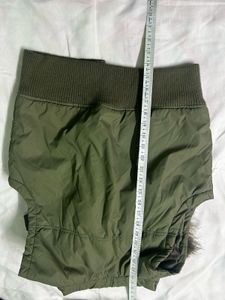 Olive Green Hooded Vest