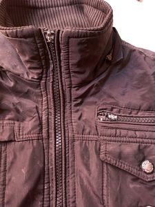 Men&#39;s Solid Black Regular Jacket