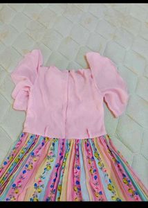 Pink Frock Cute Girls Dress