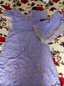 Lavender Lehenga Choli Set