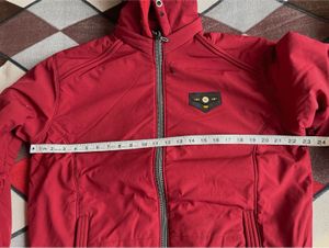 Mens jacket with detachable hoodie