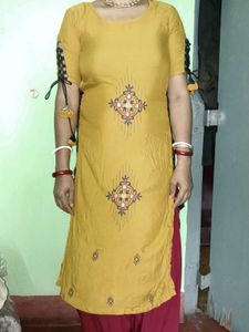 2 Yellow Kurti