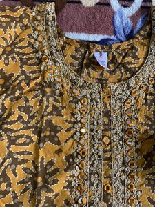 Very Beautiful Kurta Set Pallazo And Dupatta