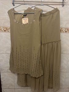 Kurti with Sharara Set And Dupatta