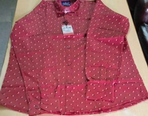 Maroon Printed Shirt