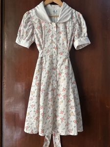 Floral Peter Pan Collar Dress