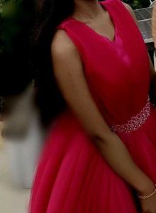 Elegant Burgundy Gown