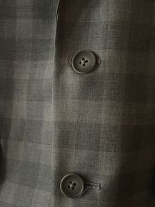 Gray Plaid Blazer