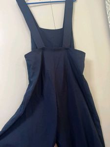 Navy Blue Overalls Jumpsuit