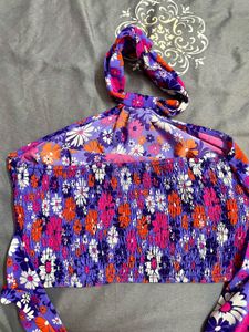 Purple Crop Top
