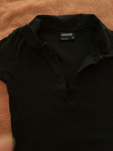 Black bonkers Crop Top