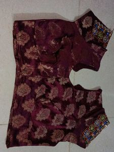 Purple Saree Only Once Used For Wedding